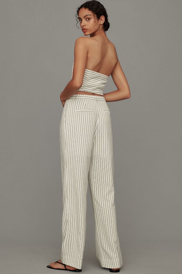 Slide View: 4: English Factory High-Waisted Belted Pants