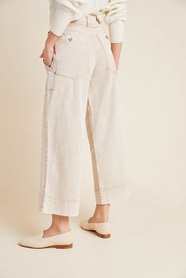 utility cropped trousers