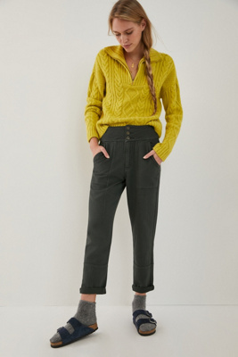 high rise slim bootcut jeans
