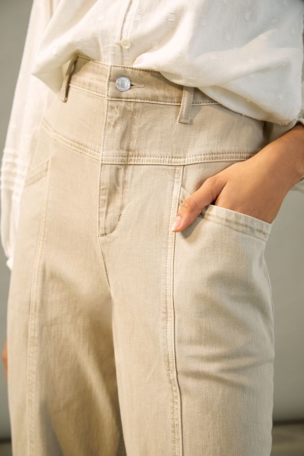 Download Pilcro Shawn Cropped Balloon-Leg Trousers | Anthropologie UK