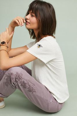 embroidery in chino