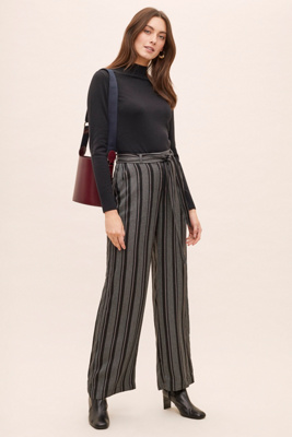 paperbag trousers striped