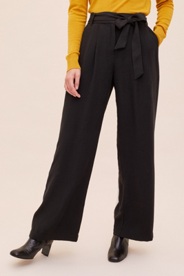 Zara Belted Wide-Leg Trousers 