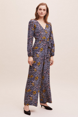 anthropologie yellow jumpsuit