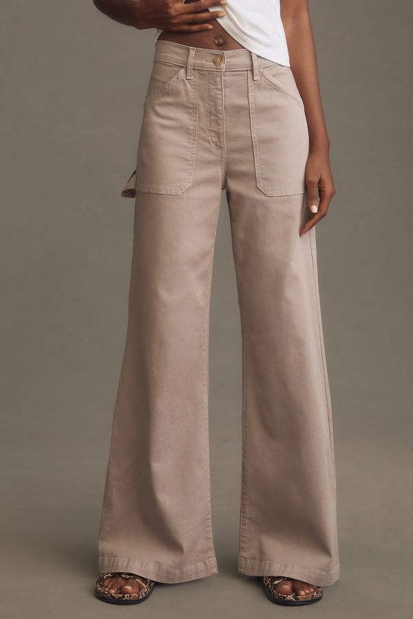 Slide View: 2: Self Contrast Georgia Utility Pants