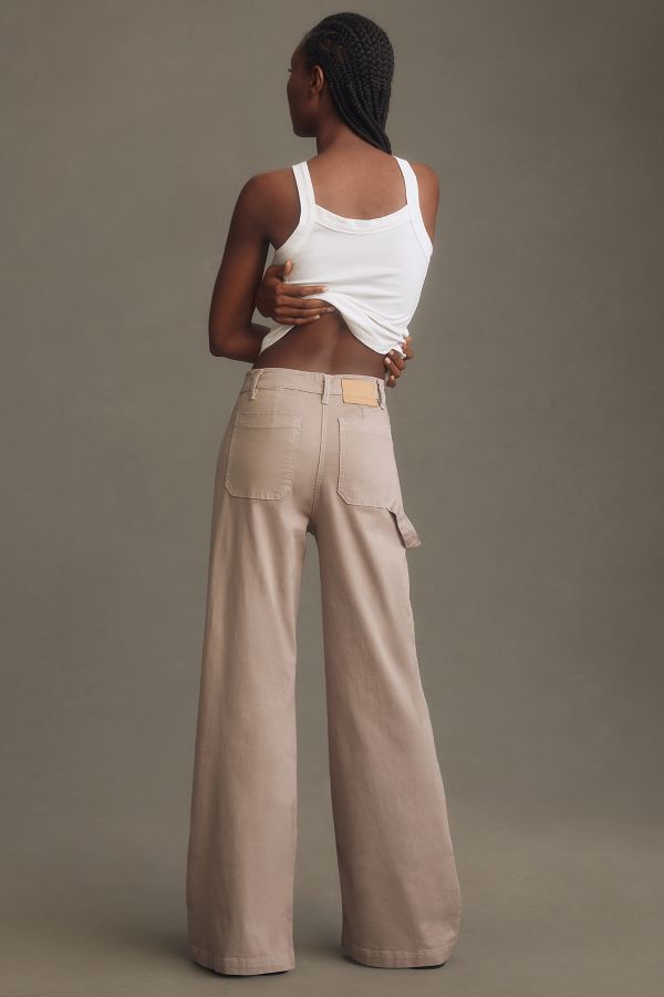 Slide View: 3: Self Contrast Georgia Utility Pants