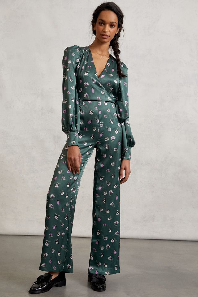 ML Monique Lhuillier Lorelei Floral Jumpsuit | Anthropologie