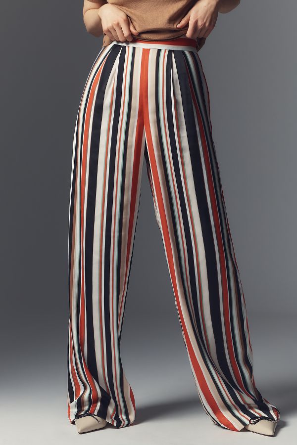 Slide View: 3: Hutch Riviera Printed Wide-Leg Pants