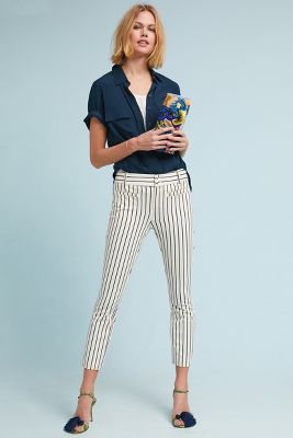 anthropologie striped pants