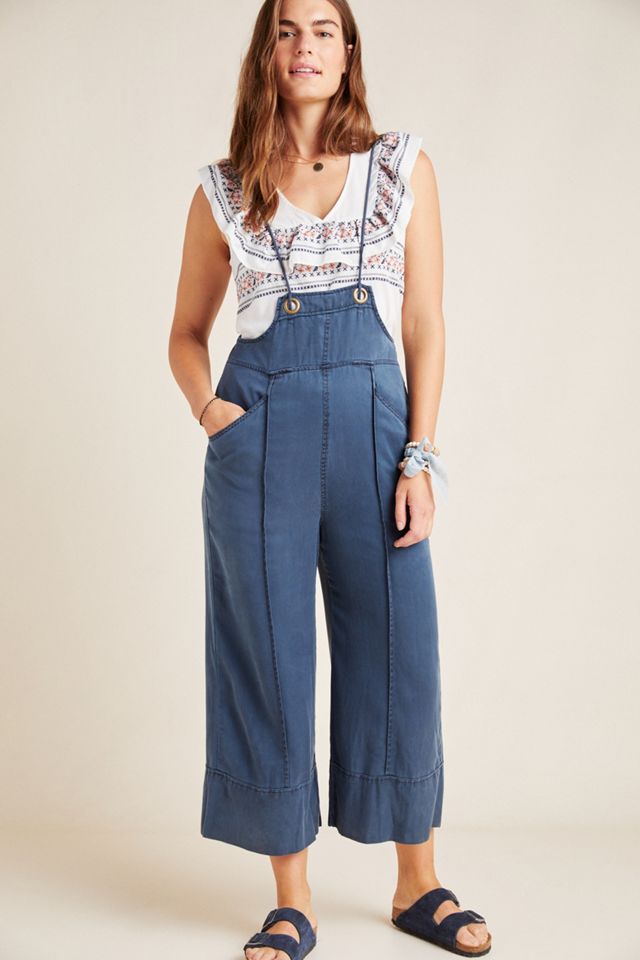 chambray overalls