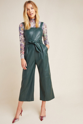 leather jumpsuit uk