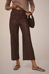 Thumbnail View 2: The Colette Cropped Wide-Leg Trousers by Maeve: Vegan Leather Edition