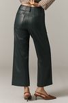 Thumbnail View 3: The Colette Cropped Wide-Leg Pants by Maeve: Faux-Leather Edition