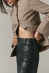 Thumbnail View 4: The Colette Cropped Wide-Leg Pants by Maeve: Faux-Leather Edition