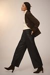 Thumbnail View 2: The Izzie Relaxed Pull-On Barrel Pants by Pilcro: Faux-Leather Edition