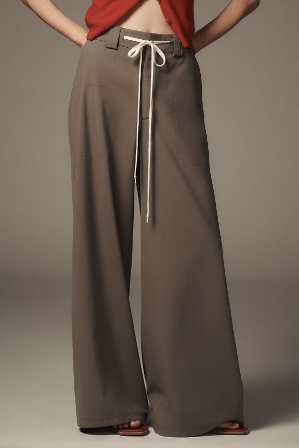 Slide View: 2: Closed Wystan Wide-Leg Pants