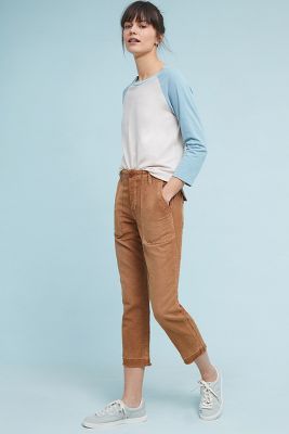 straight cropped pants