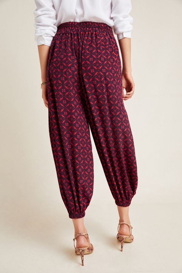 Printed Harem Pants Anthropologie