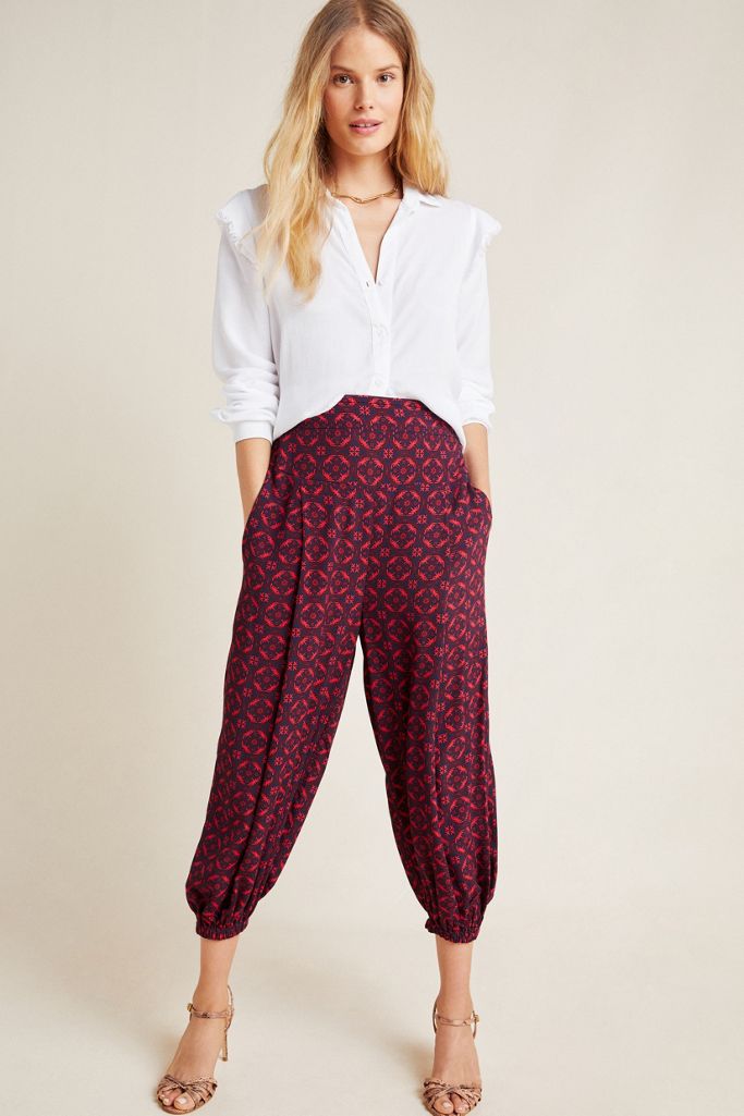harem pants printed