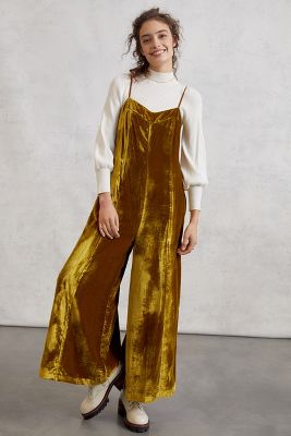 maeve velvet jumpsuit