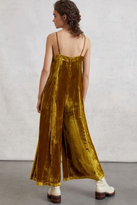 maeve velvet jumpsuit