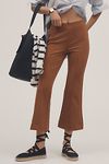 Thumbnail View 2: The Margot Kick-Flare Cropped Pants by Maeve: Textured Edition