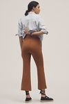 Thumbnail View 3: The Margot Kick-Flare Cropped Pants by Maeve: Textured Edition