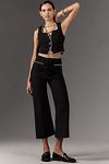 Thumbnail View 1: The Colette Cropped Wide-Leg Pants by Maeve: Piped Edition