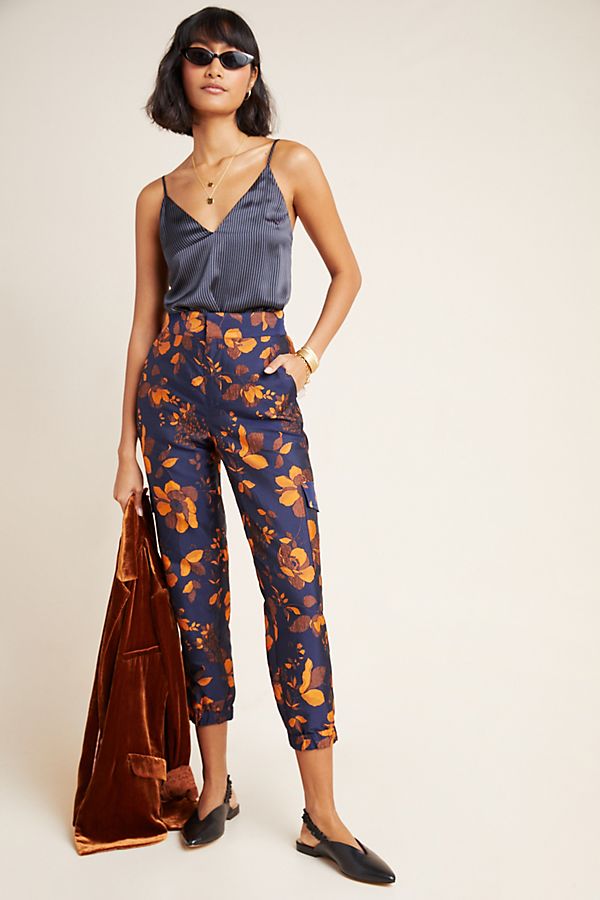 Slide View: 1: Salma Jacquard Joggers
