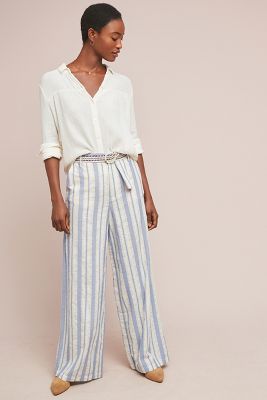 anthropologie striped pants