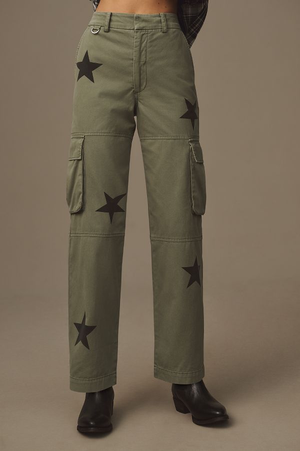 Slide View: 2: Pistola Addie High-Rise Cargo Pants