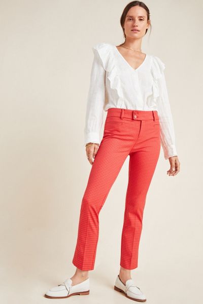 The Essential Slim Trousers | Anthropologie
