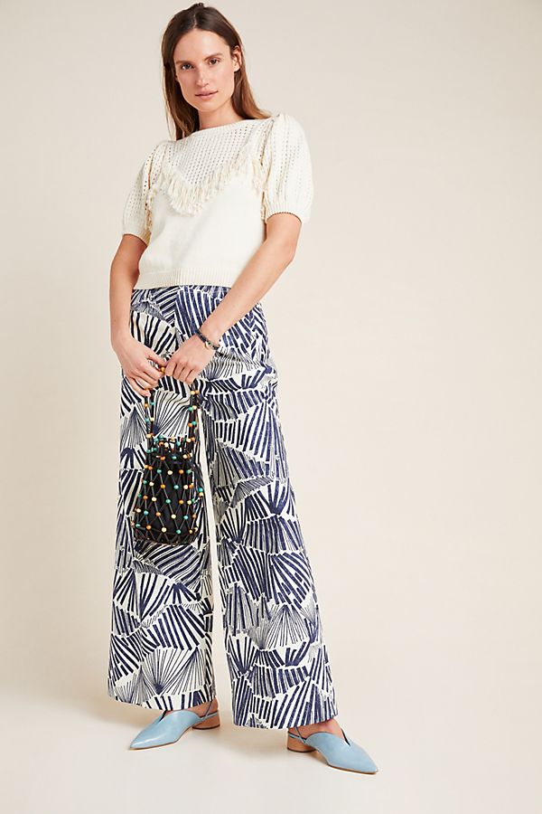 Slide View: 1: Kirstie Wide-Leg Pants