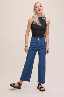 wide leg work trousers uk