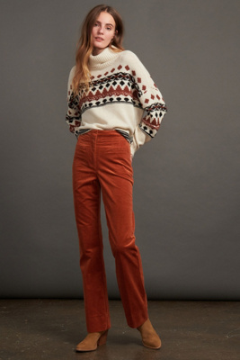 cord bootcut trousers