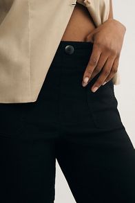 Slide View: 15: The Colette Cropped Wide-Leg Pants by Maeve