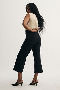 Slide View: 6: The Colette Cropped Wide-Leg Pants by Maeve