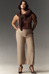 Thumbnail View 5: The Colette Cropped Wide-Leg Pants by Maeve: Magic Fabric Edition