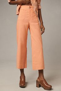 Vista de diapositivas: 2: Maeve The Colette Cropped Wide-Leg Trousers