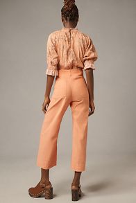 Vista de diapositivas: 3: Maeve The Colette Cropped Wide-Leg Trousers