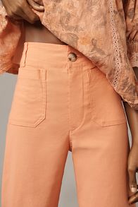 Vista de diapositivas: 4: Maeve The Colette Cropped Wide-Leg Trousers