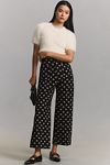 Thumbnail View 1: The Colette Cropped Wide-Leg Ponte Pants by Maeve