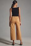 Thumbnail View 3: The Colette Cropped Wide-Leg Pants by Maeve: Ponte Edition