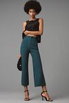 Thumbnail View 1: The Colette Cropped Wide-Leg Pants by Maeve: Ponte Edition