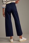 Thumbnail View 3: The Colette Cropped Wide-Leg Pants by Maeve: Ponte Edition