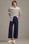 Thumbnail View 1: The Colette Cropped Wide-Leg Pants by Maeve: Ponte Edition