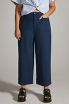 Thumbnail View 6: The Colette Cropped Wide-Leg Pants by Maeve: Ponte Edition