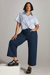 Thumbnail View 5: The Colette Cropped Wide-Leg Pants by Maeve: Ponte Edition