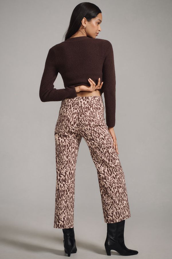 Slide View: 4: The Colette Cropped Wide-Leg Pants by Maeve