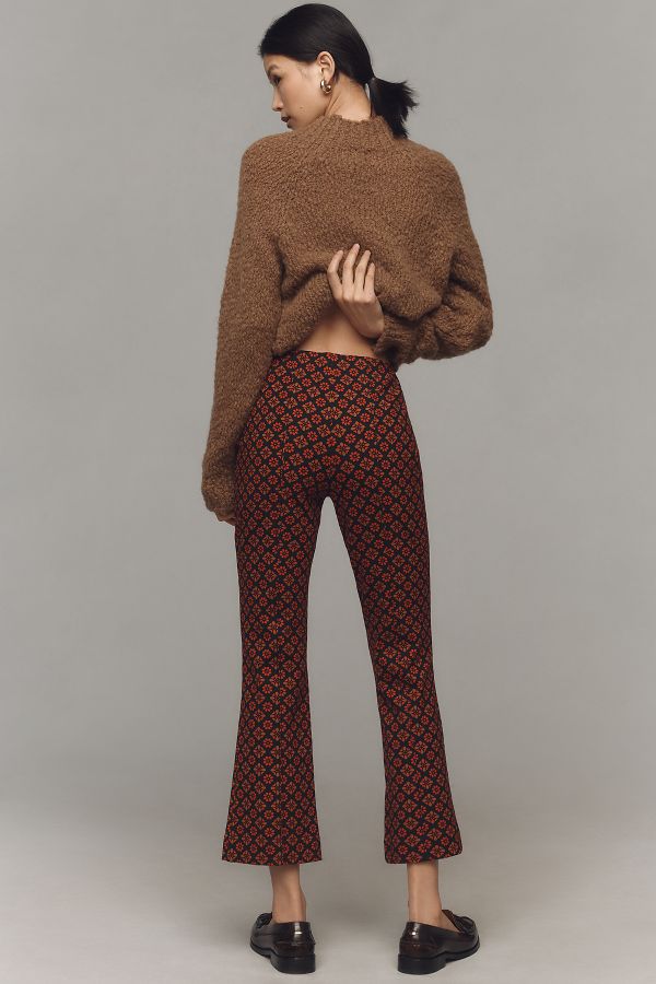 Slide View: 4: The Margot Kick-Flare Cropped Pants by Maeve